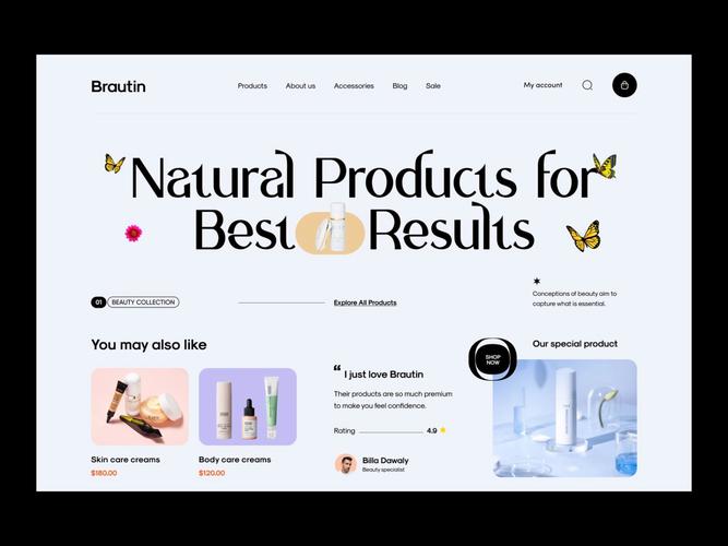美丽容颜!12组化妆产品web网页设计灵感